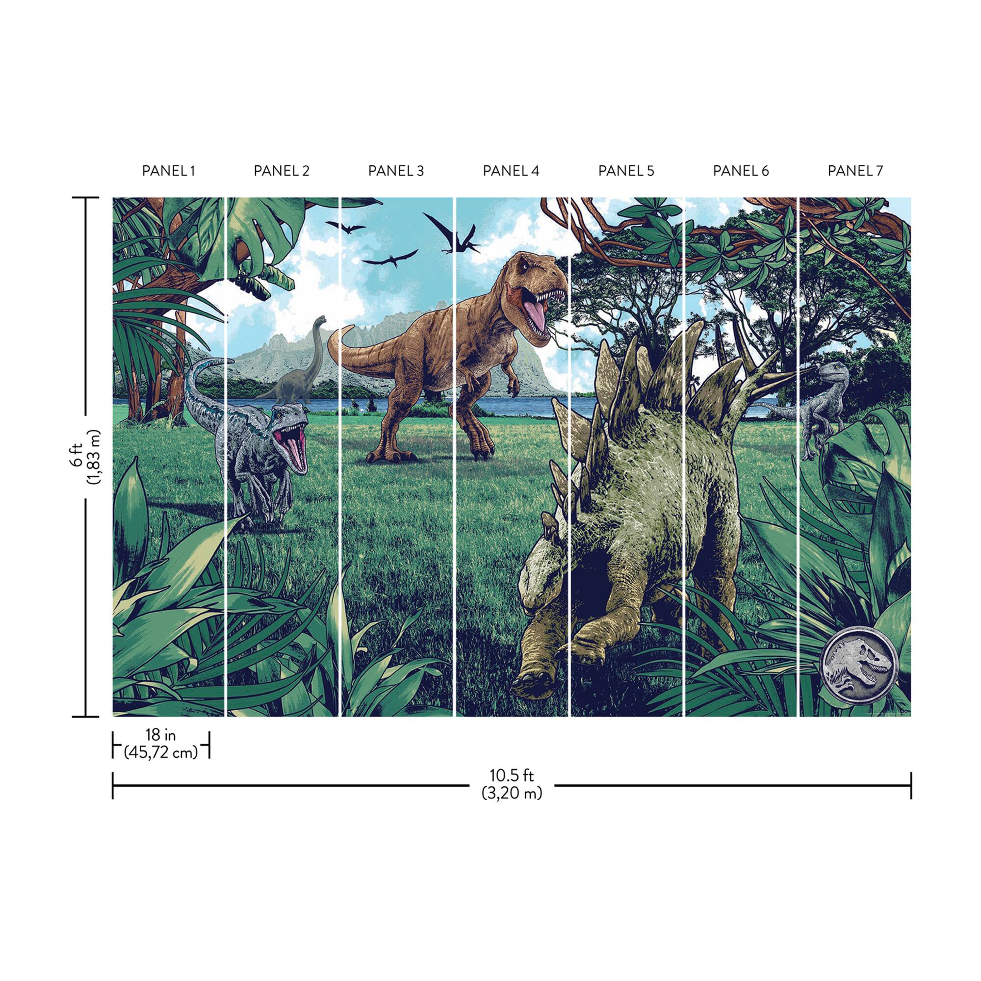 RoomMates Jurassic Park Peel & Stick Mural